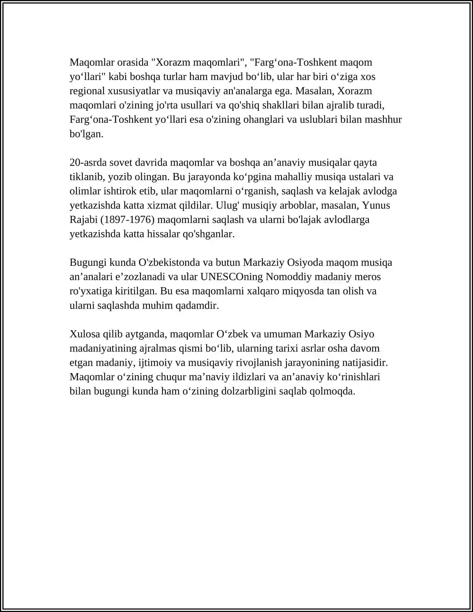 MAQOMLAR 4