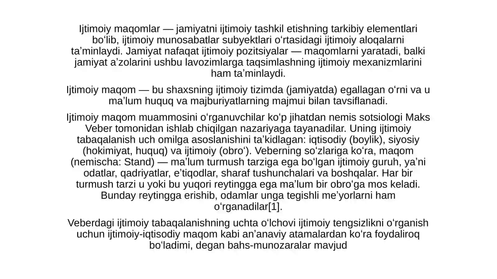 Ijtimoiy status va diniy e’tiqod 4