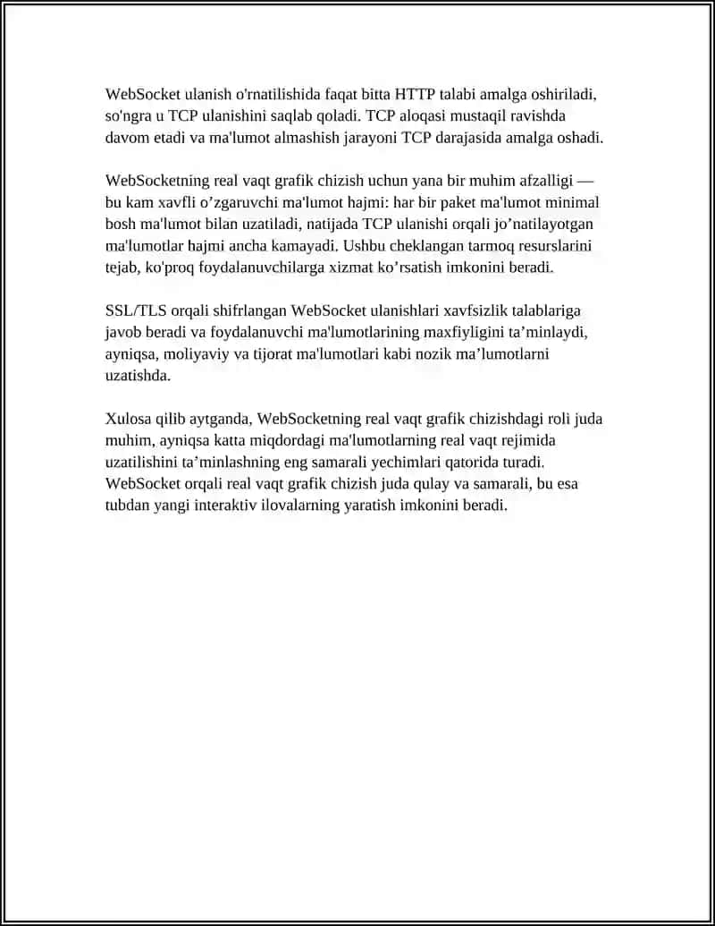 WEBSOCKET ASOSIDA REAL VAQT GRAFIK CHIZISH 4