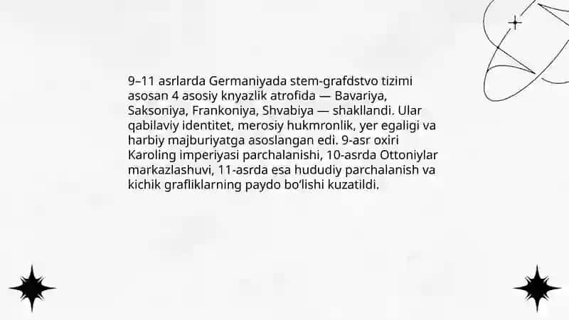 Karoling imperiyasining parchalanishi va Sharqiy Fransiyadan Germaniya davlati shakllanishi 4