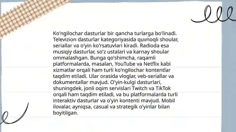 Televideniye - ko'ngilochar sanoat sifatida 4