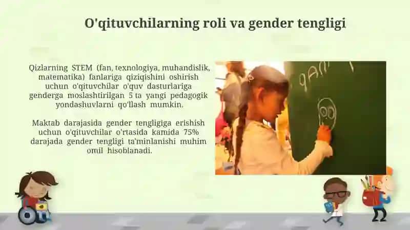Inklyuziv ta'lim va gender tengligi 4