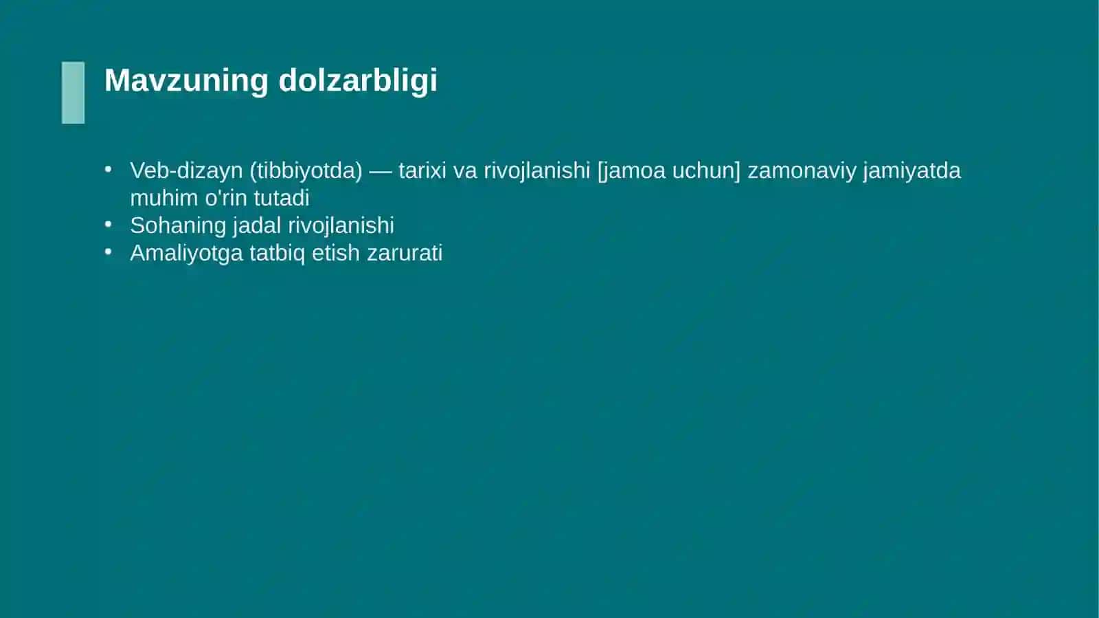 Veb-dizayn (tibbiyotda) — tarixi va rivojlanishi [jamoa uchun] 4