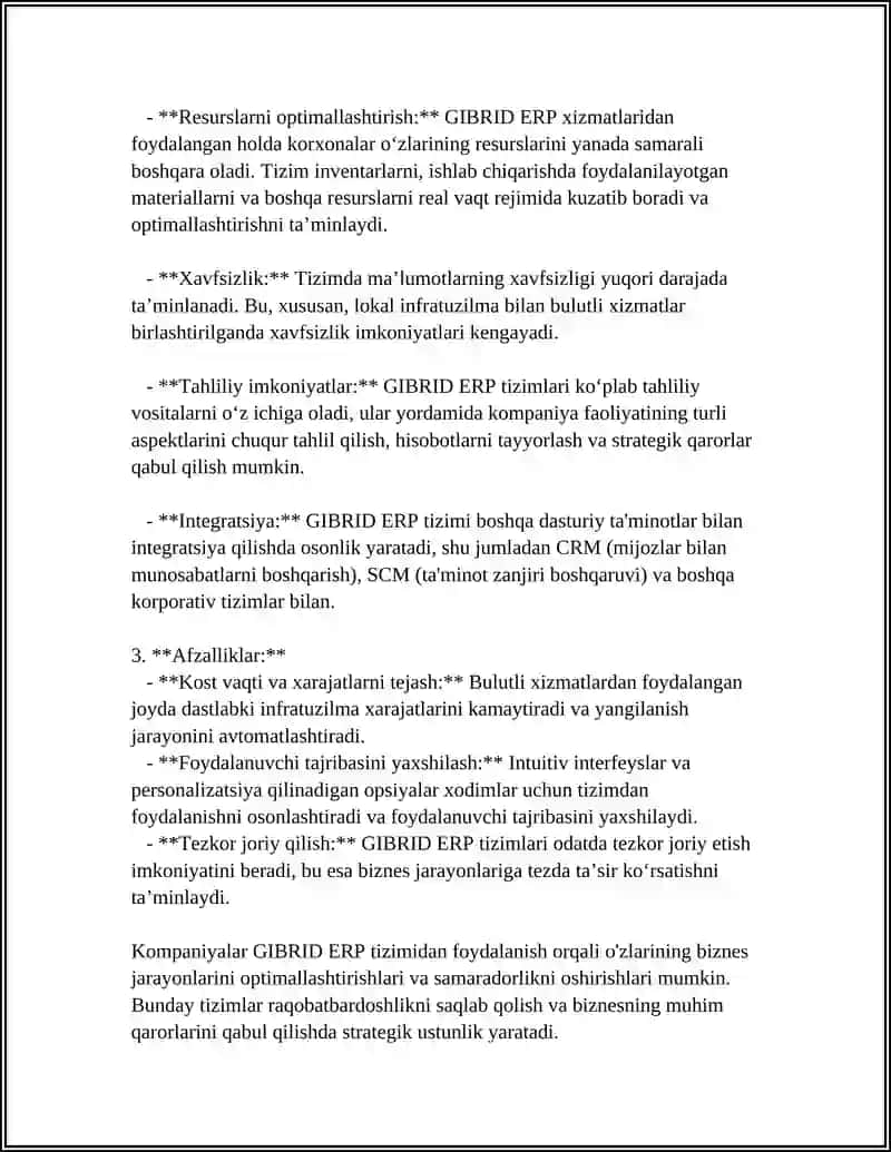 GIBRID ERP 4