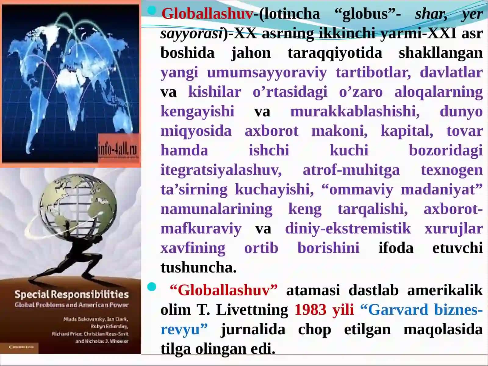 Globallashuvning tartibi 4