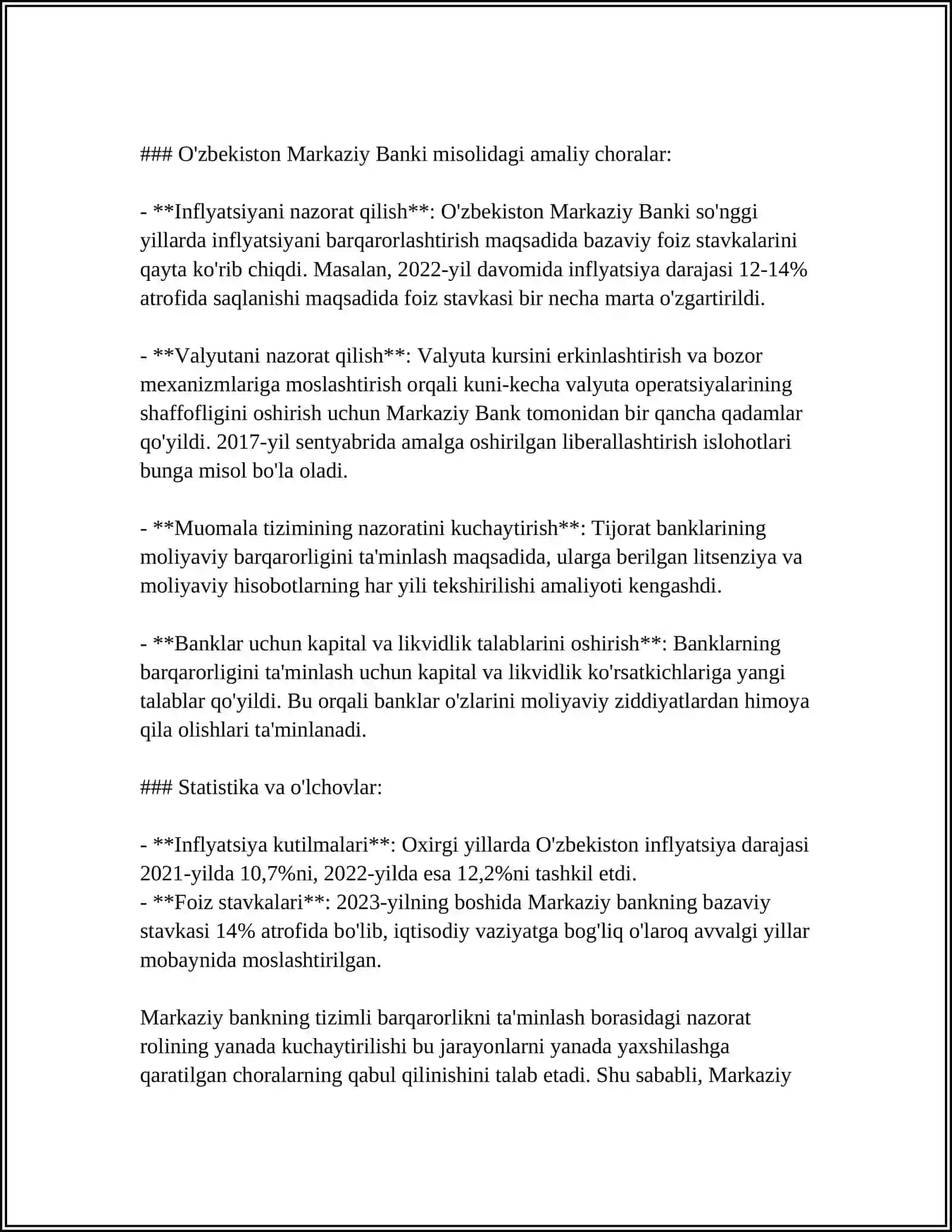 Markaziy Bankning Nazorat Rolini Kuchaytirish 4