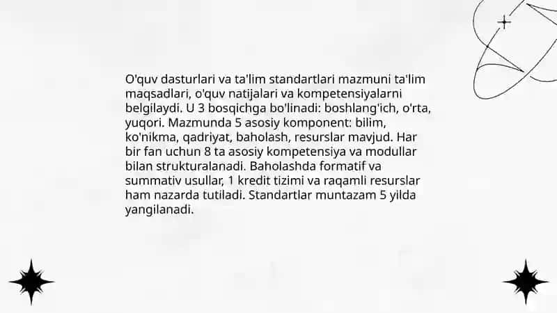 Taʼlim mazmuni 4