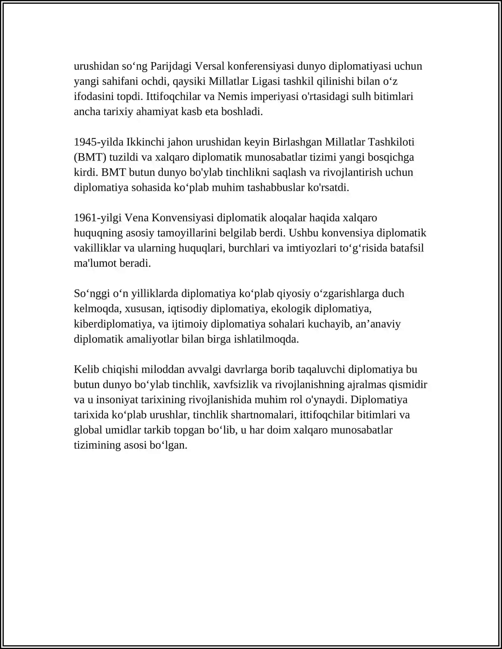 Diplomatiya tarixi 4