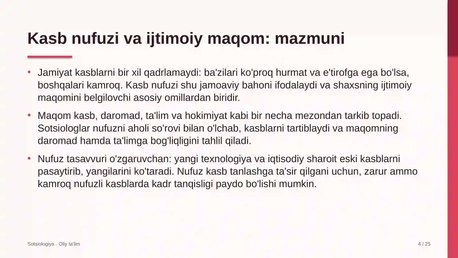 narkologiya dispanserlarida kasb nufuzi va ijtimoiy maqom 6618 4