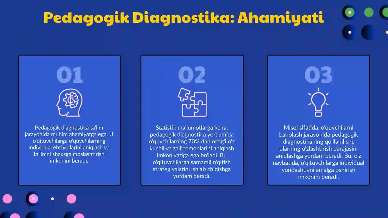 Pedagogik diagnostika mazmuni va mohiyati 4