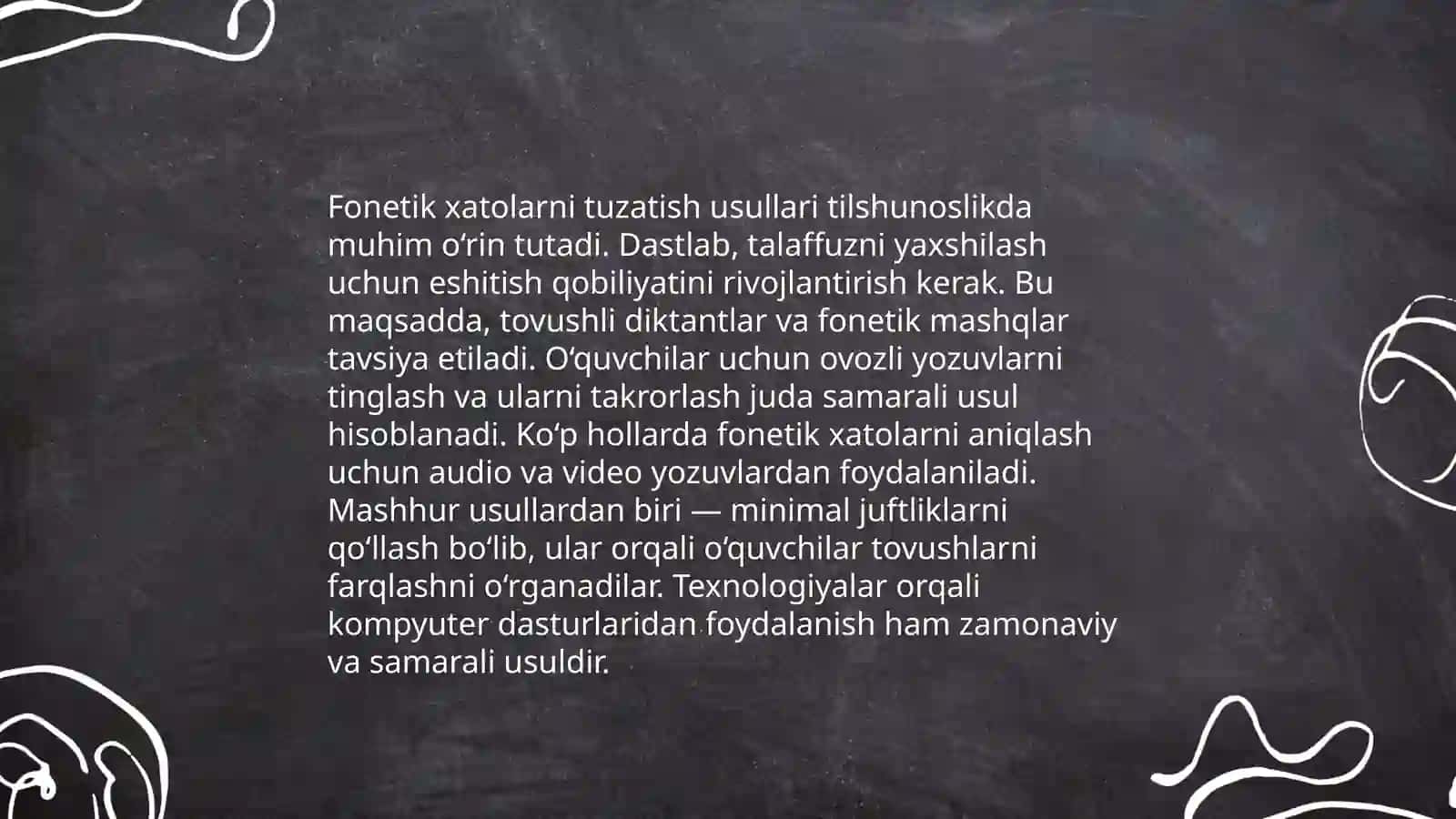 Maktabgacha tarbiya yoshidagi bolalar nutqida odatiy fonetik xatolar 4