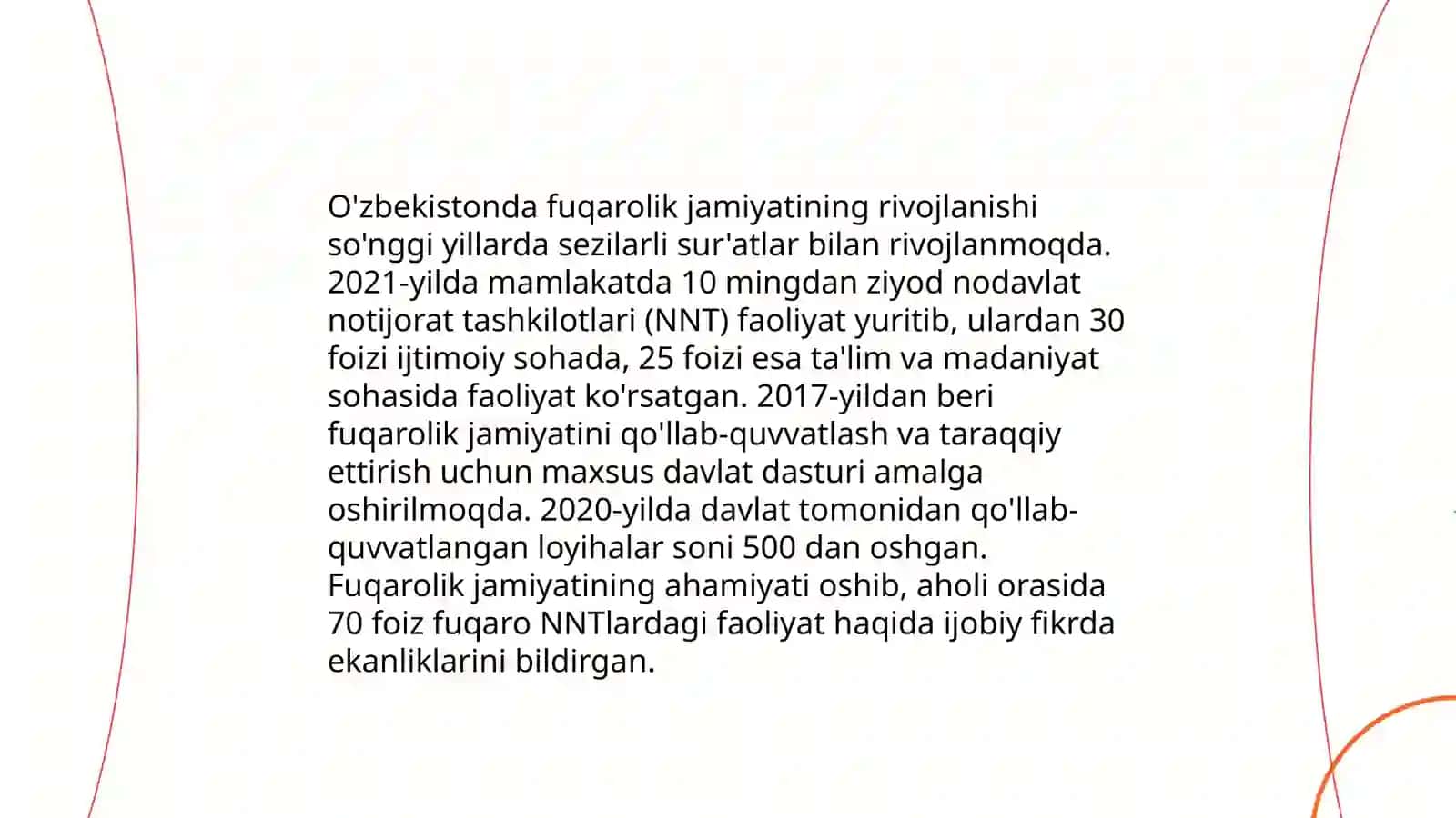 Yangi O'zbekistonda inson haq - huquqlari va erkinliklari kafolatlarining yaratilishi 4