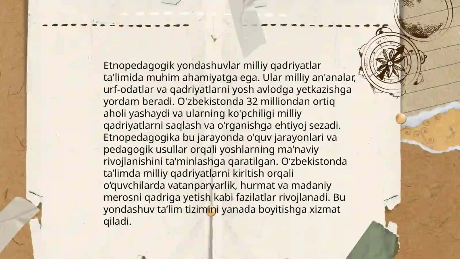 Farzand tarbiyasining ijtimoiy ahamiyati haqidagi etnopedagogik fikrlar 4