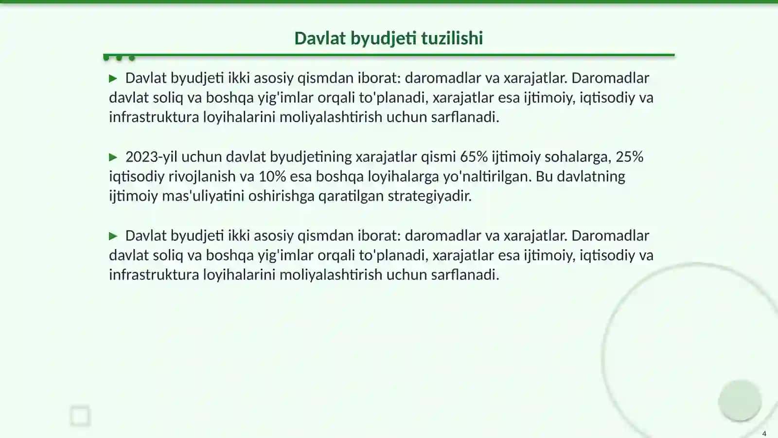 Investitsiyalarni moliyalashtirish 4