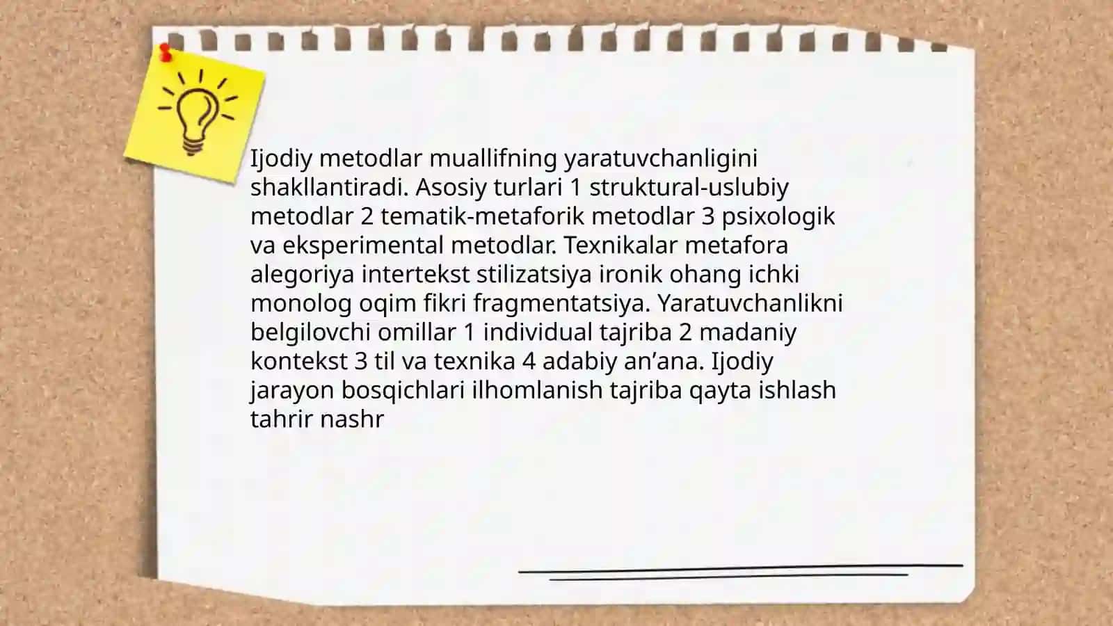 Adabiy jarayon ilodiy metod va oqimlar 4
