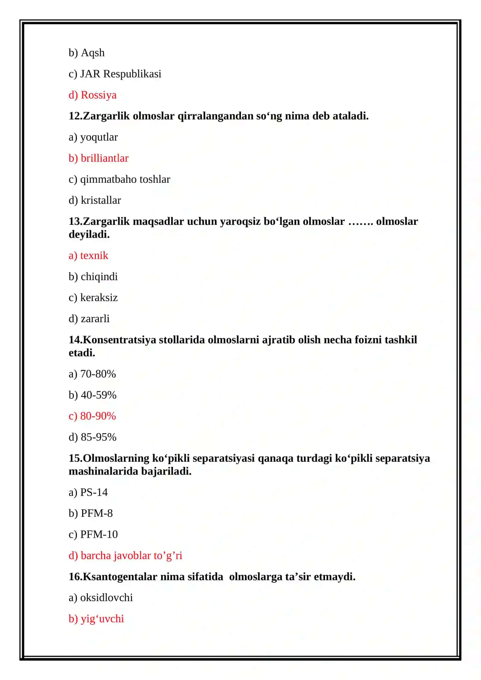 Nometall rudalarni boyitish texnologiyasi 4