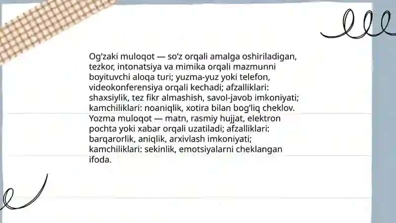 Muloqot haqida tushuncha 4