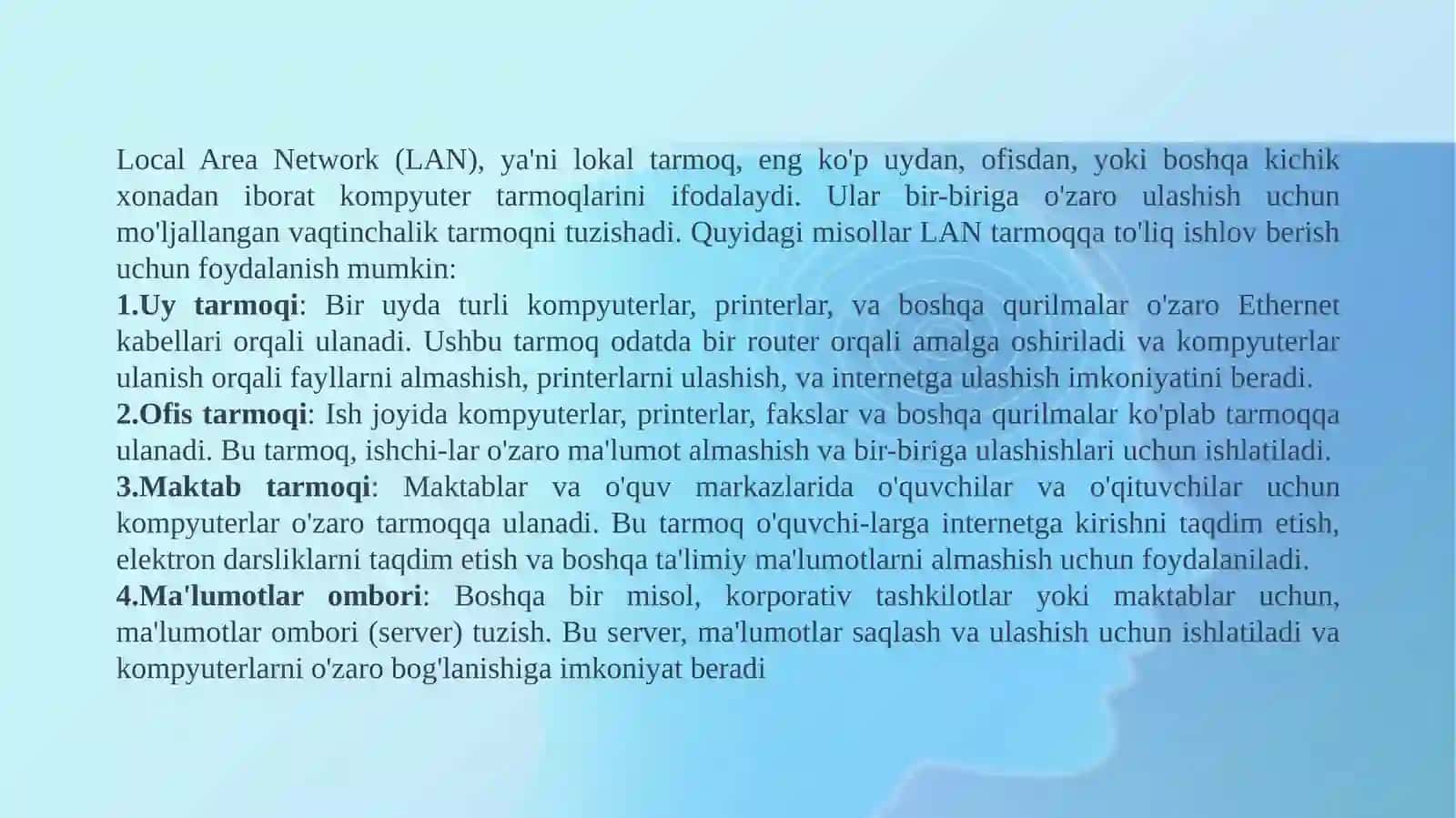 Kompyutertarmoqlari va internet 4