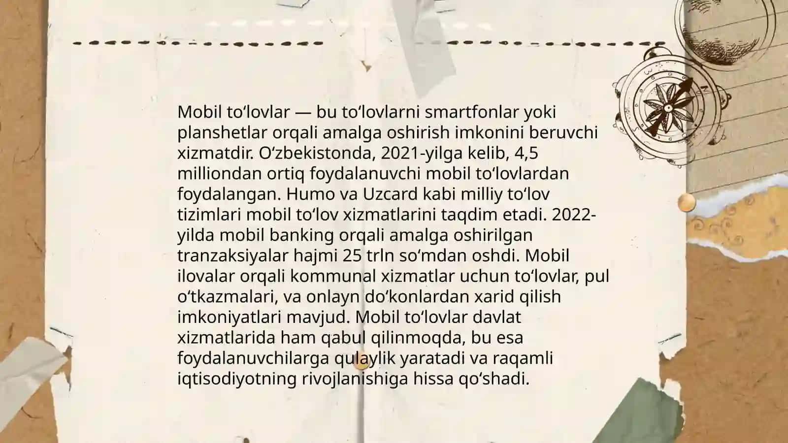 Zamonaviy toʼlov tizimlari 4