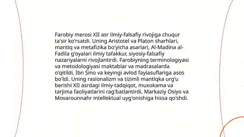 XII asrlarda mamlakatimiz hududida ro'y bergan madaniy uyg'onish (Renessans) 4
