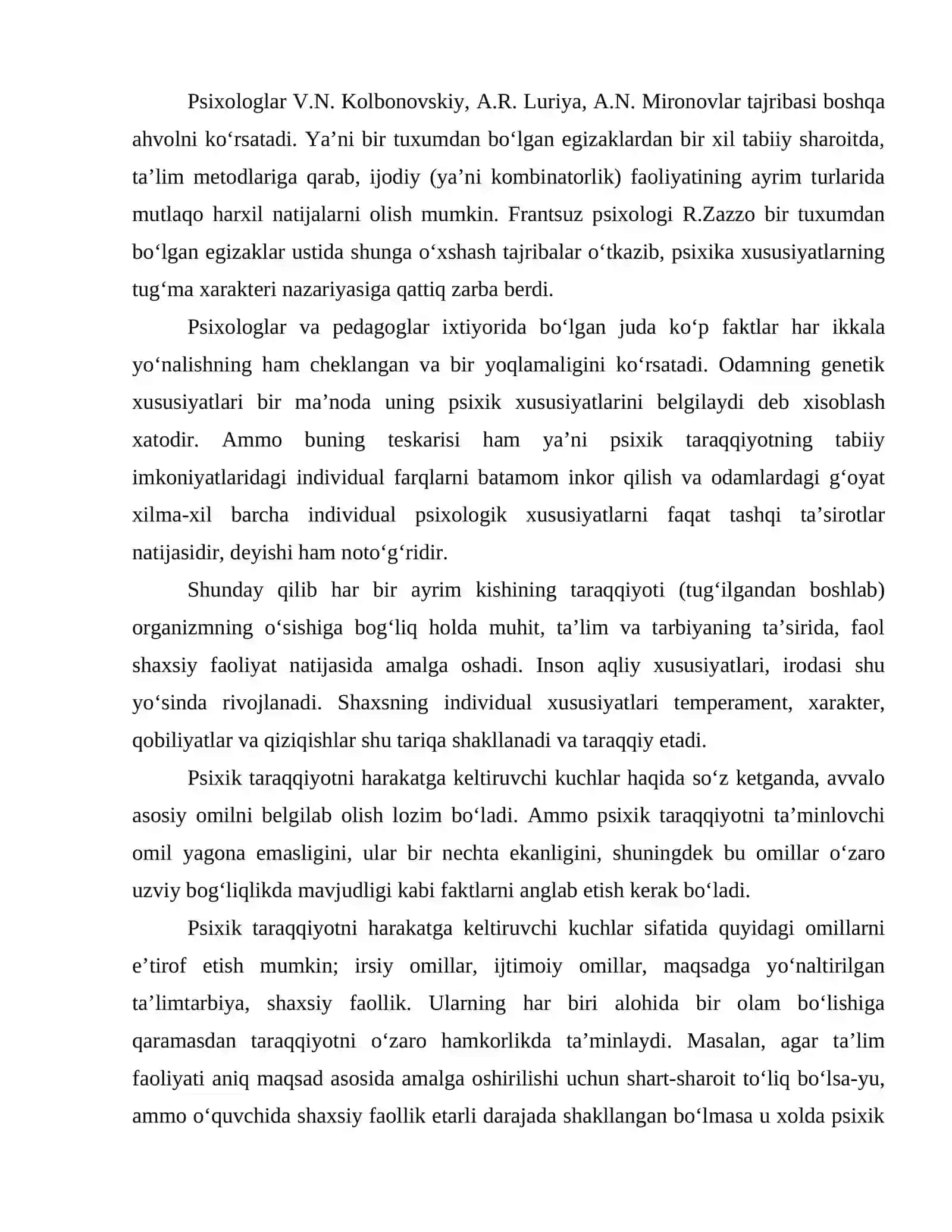 Taraqqiyotning asosiy masalalari 4