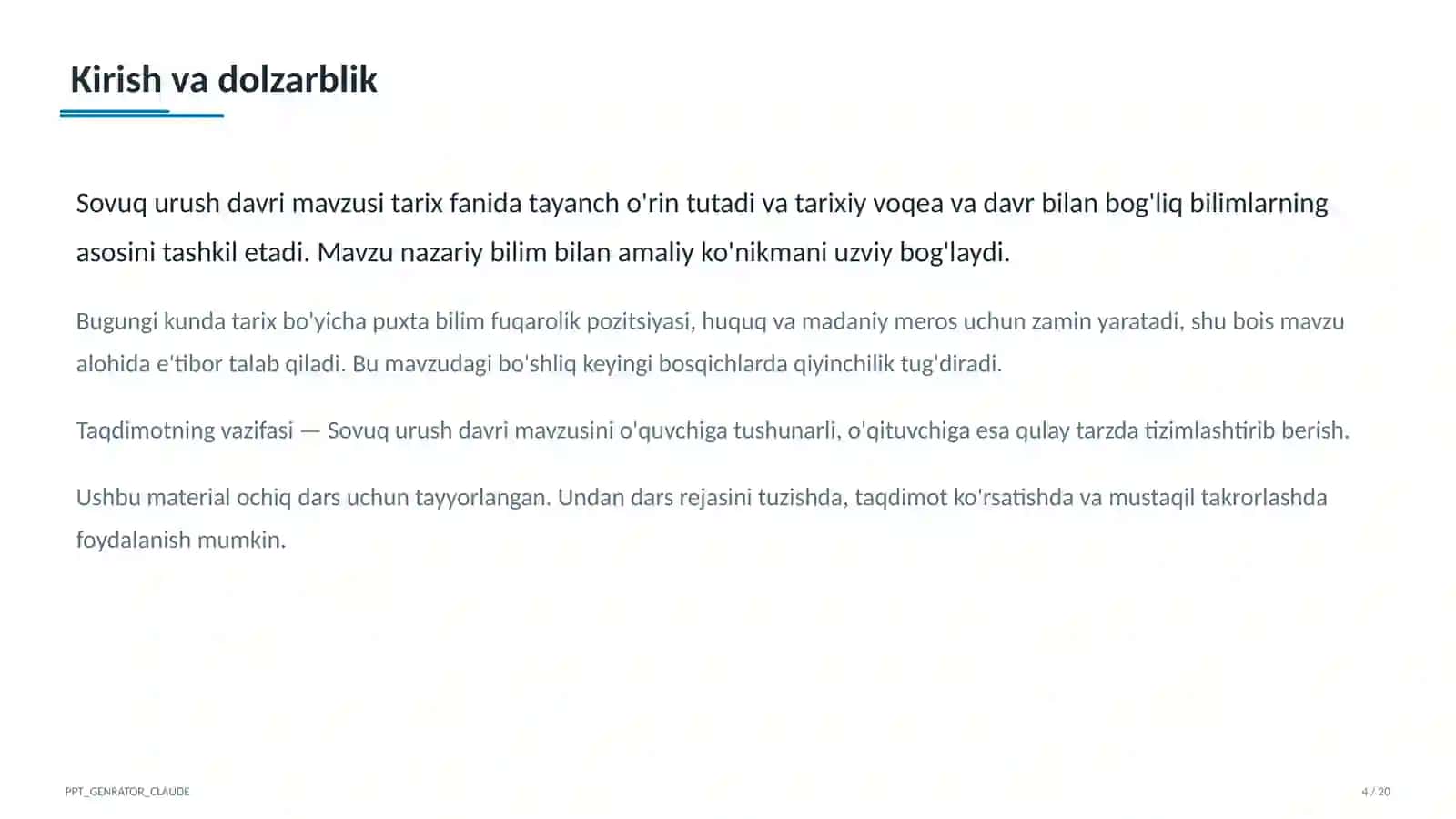 Sovuq urush davri (10-sinf) 4