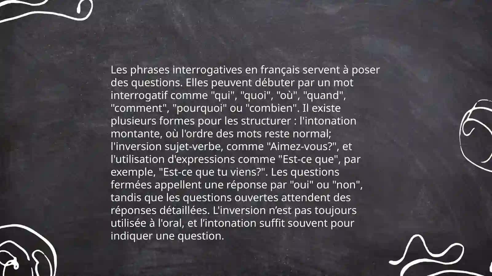 Le type de phrase 4