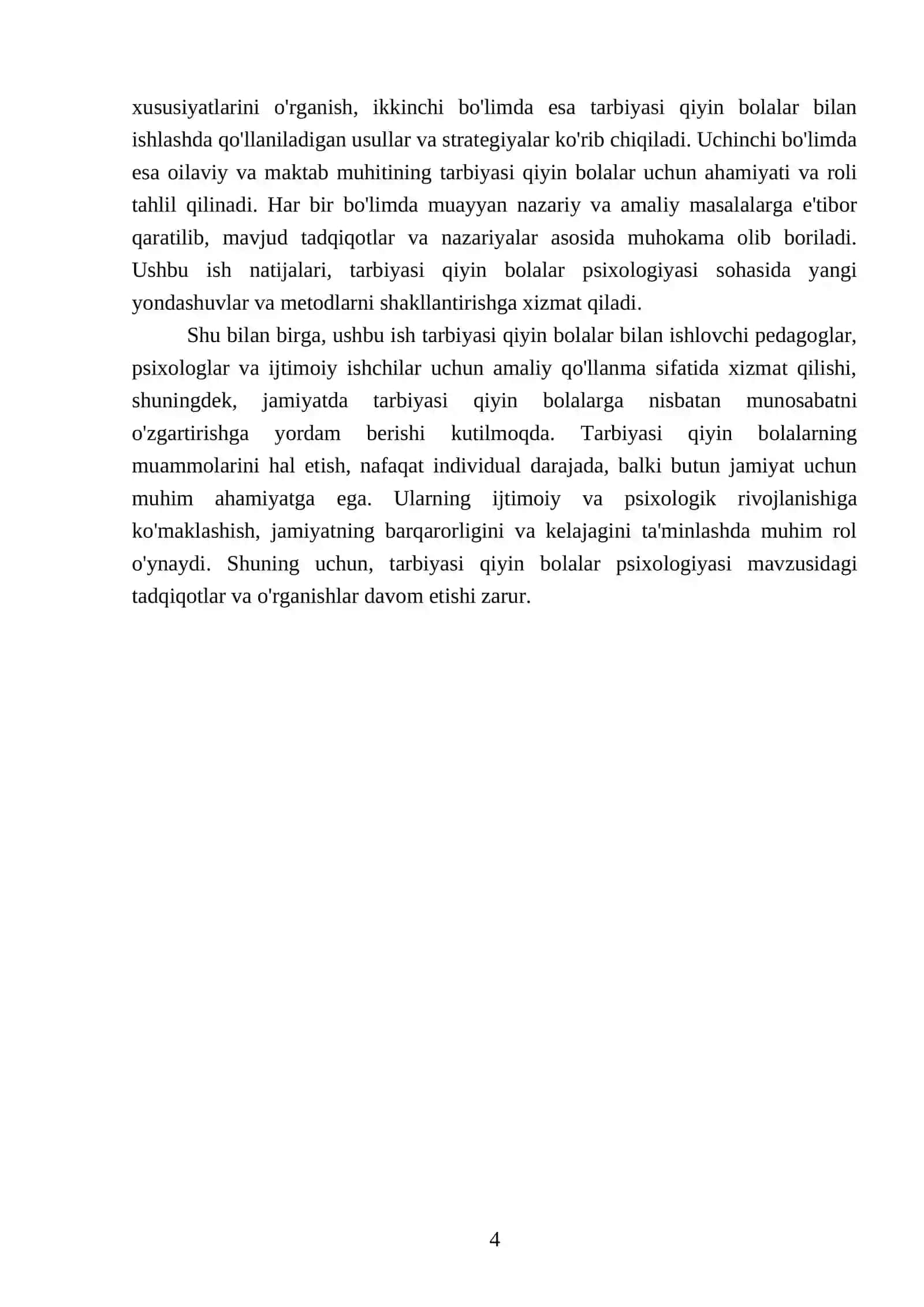 Tarbiyasi qiyin bolalar psixologiyasi 4