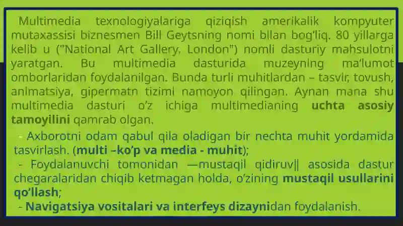 Tayyor ma’lumot asosida yaratgan slaydlarni taqdimot darajasiga chiqarish 4