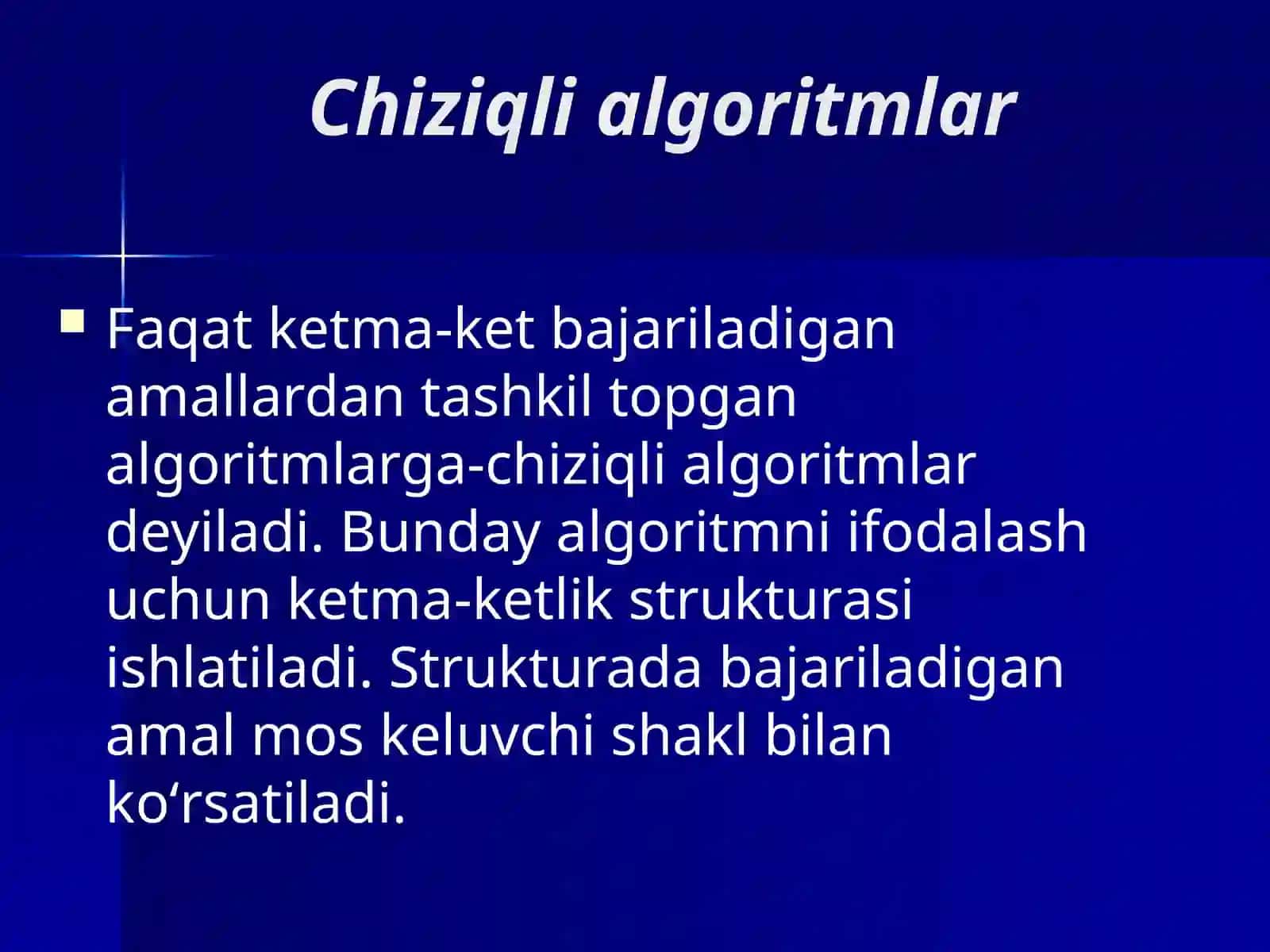MA’LUMOTLAR TUZILMASI VA ALGORITMLAR 4