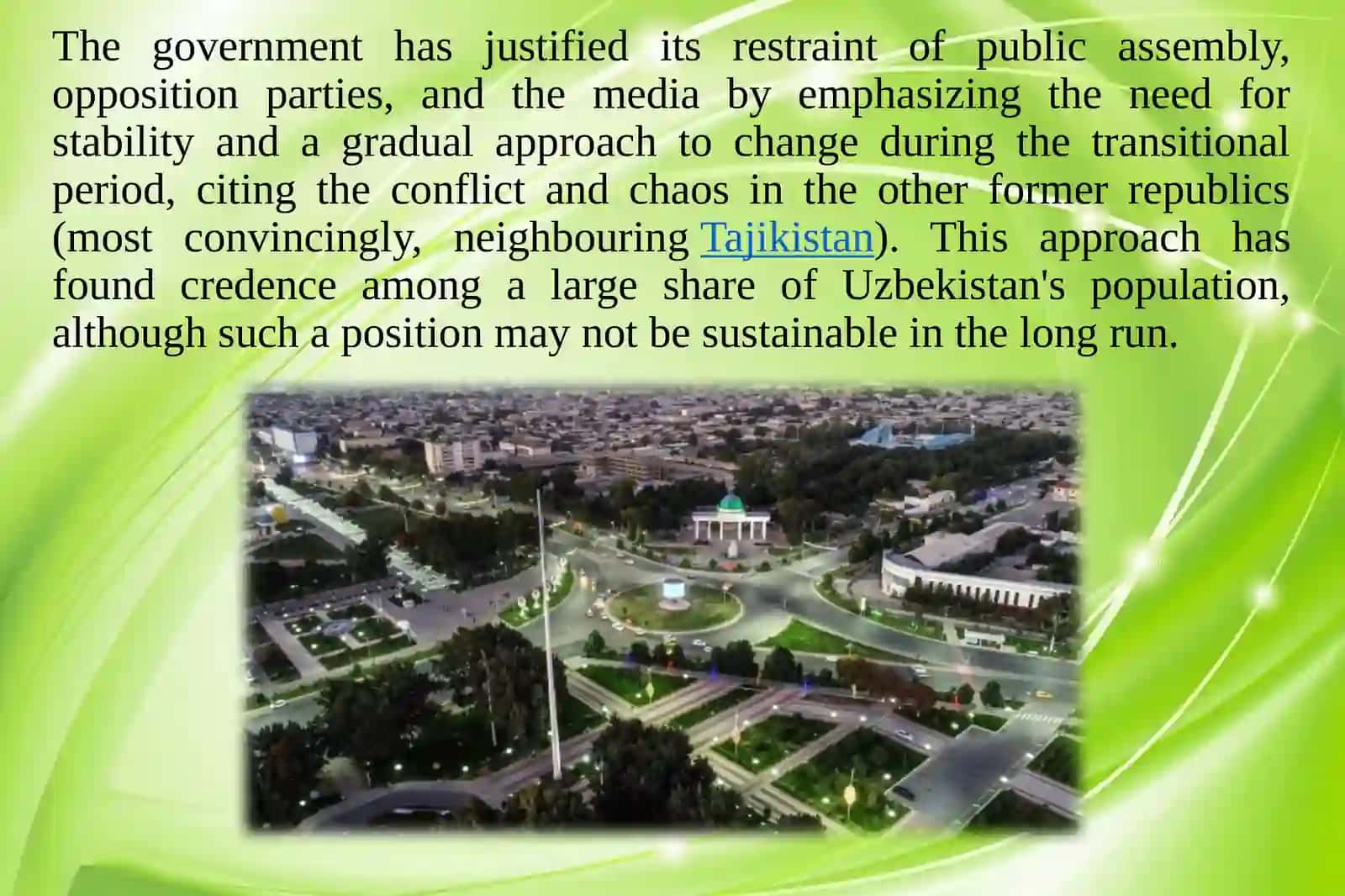 The Political System of Uzbekistan and United States 4
