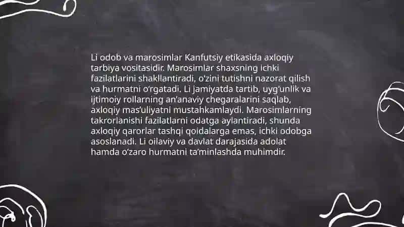 Kanfutsiyning falsafiy va axloqiy gʻoyalari 4