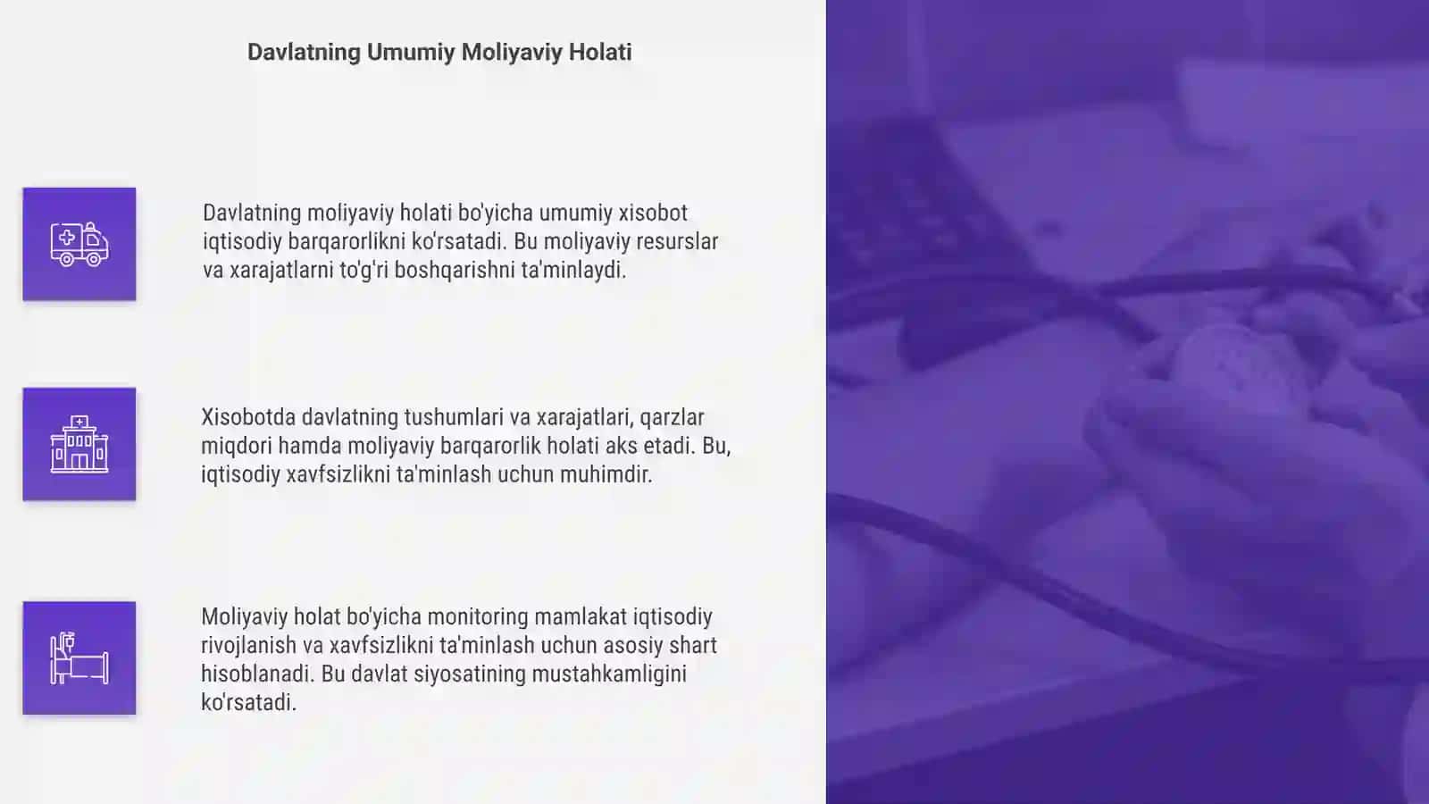 Moliyaviy xolat bo'yicha xisobot 4