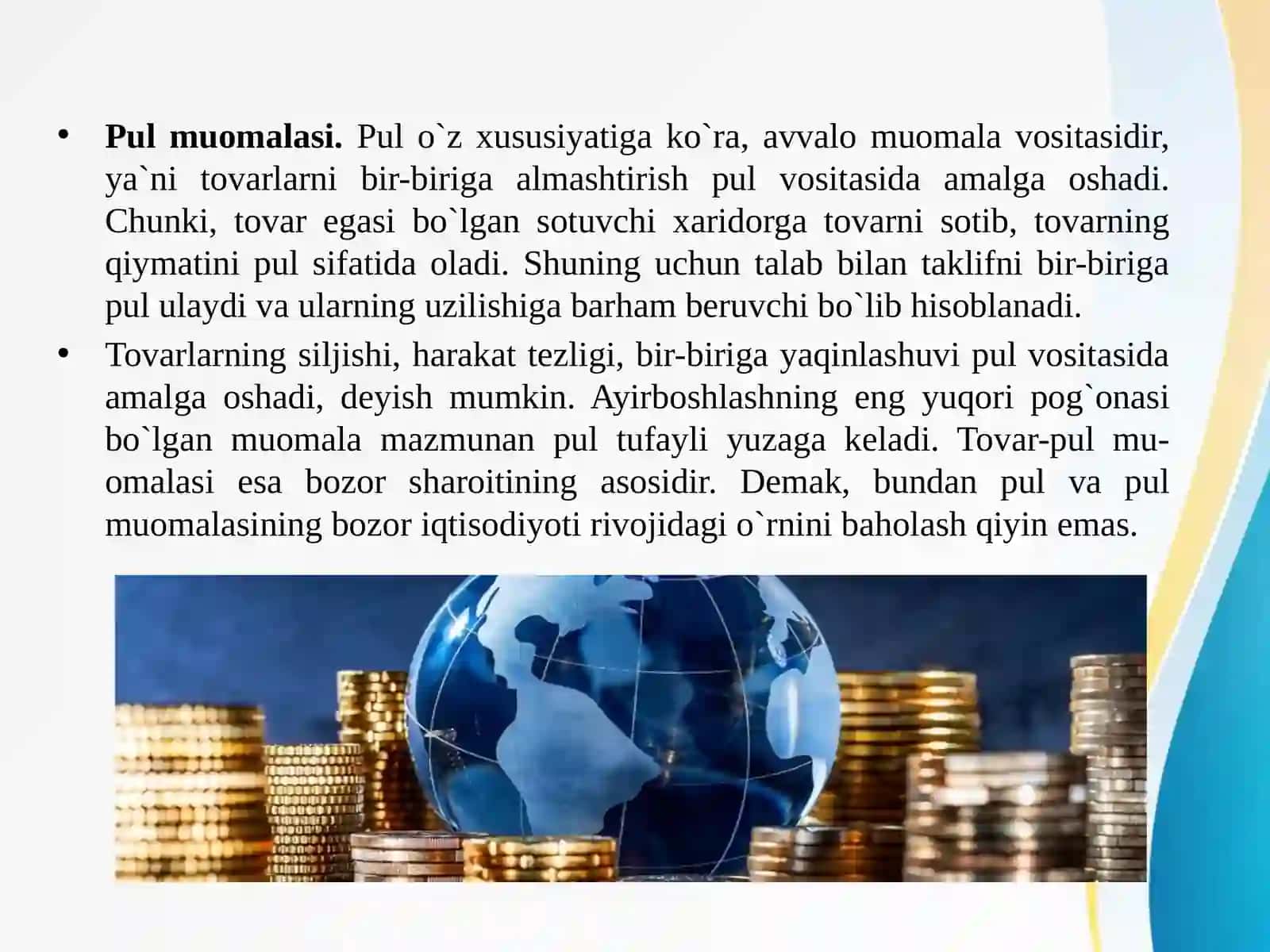 Pul va Pul Tushunchasi 4