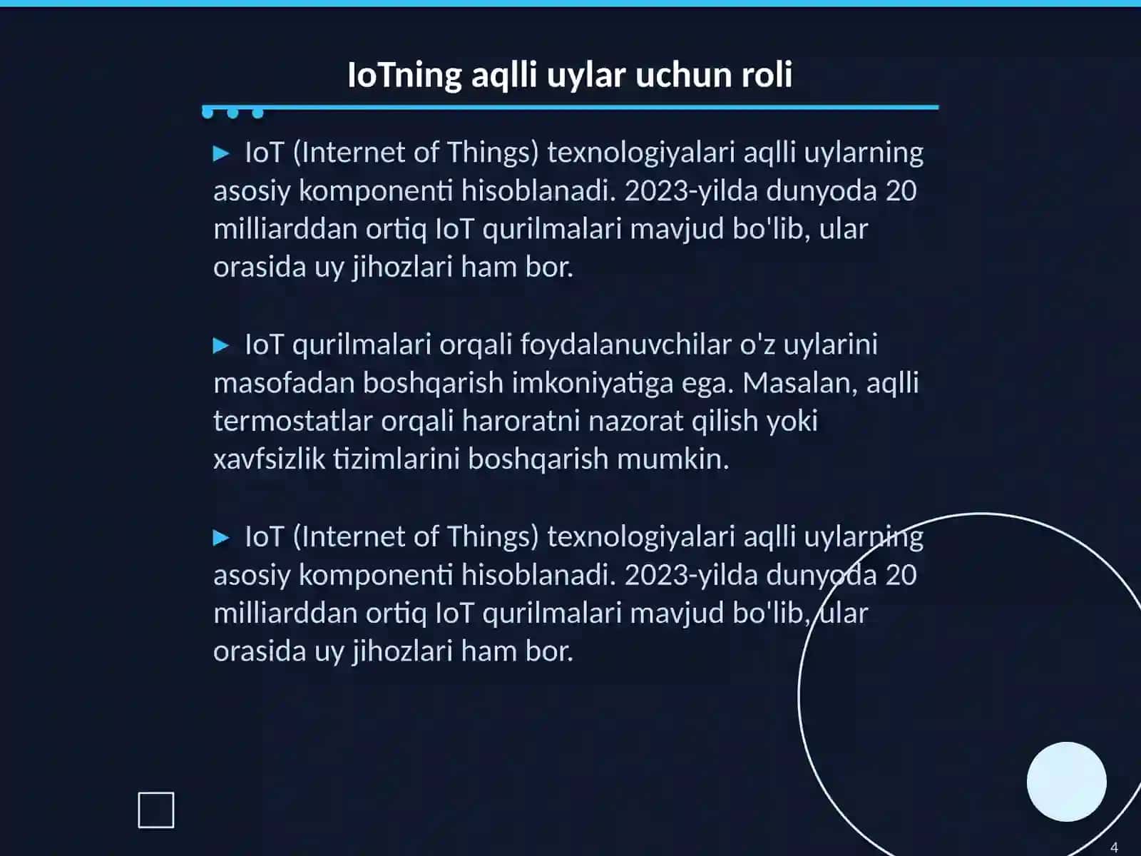 Aqlli uy loyihasi 4