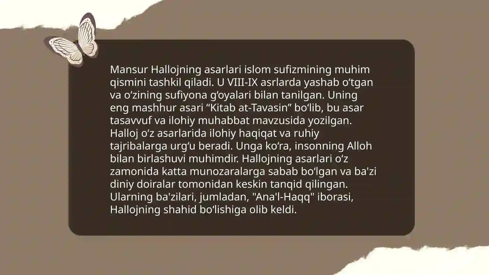 Mansur Halloj ta'limoti 4