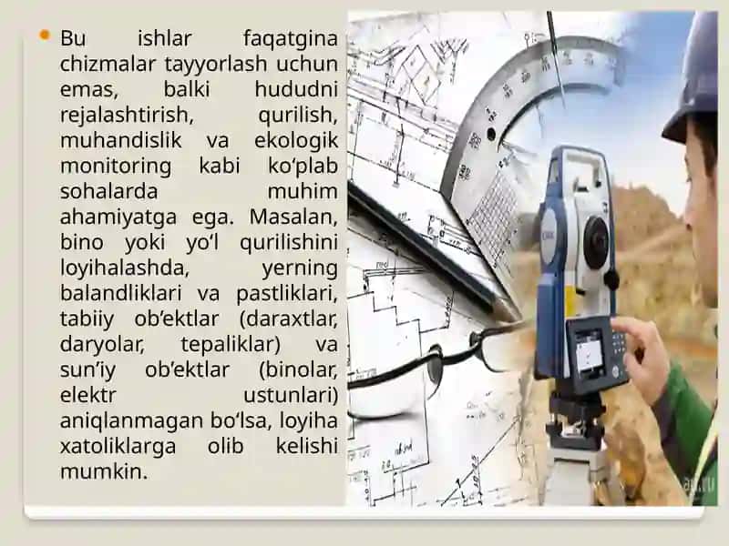 Geodezik planga olish 4