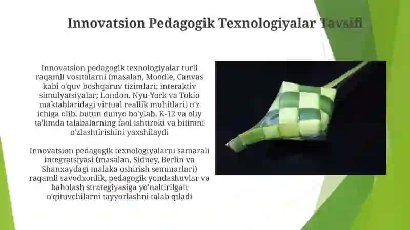 Media madaniyat va innovatsion pedagogik texnalogiyalar 4