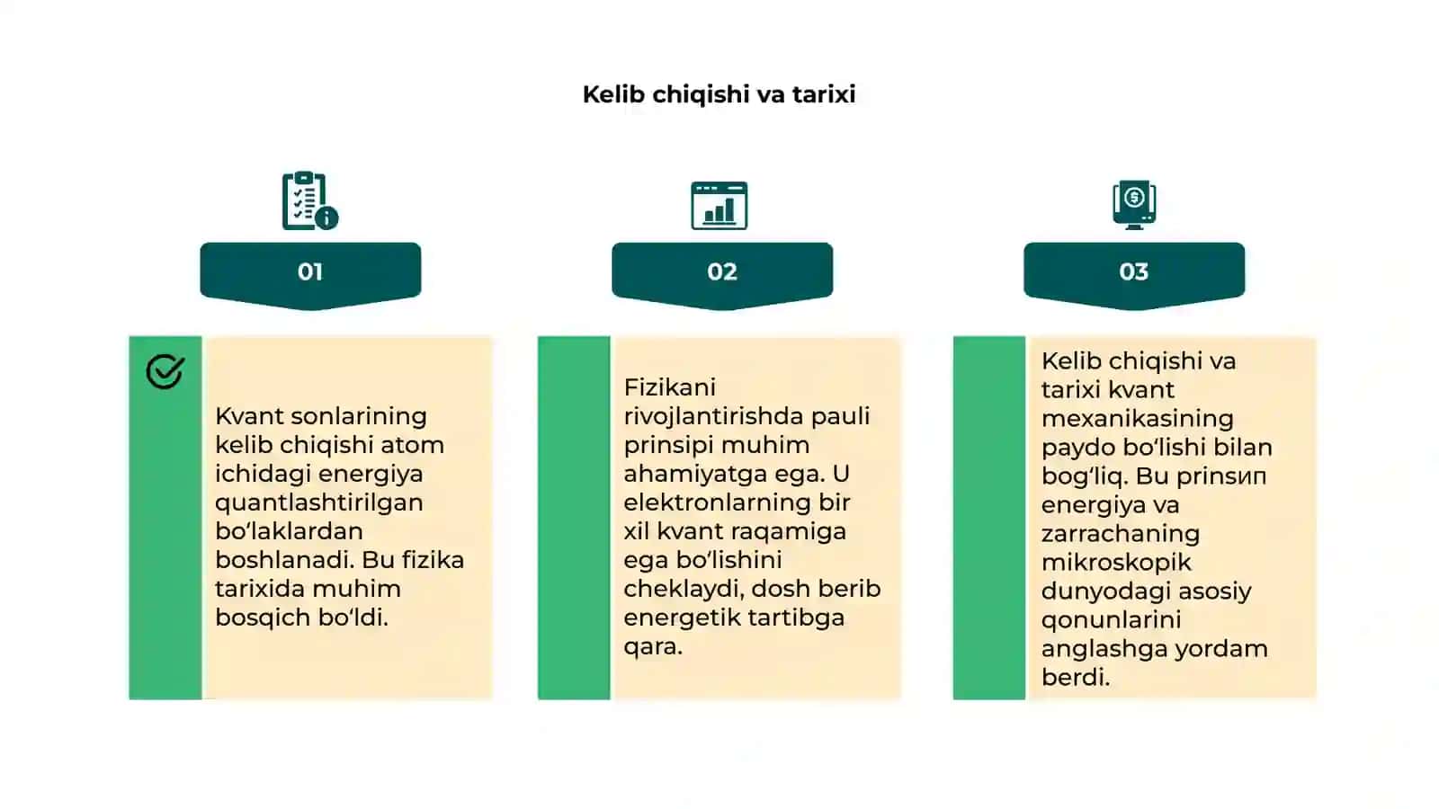Kvant Sonlarining Asoslari 4