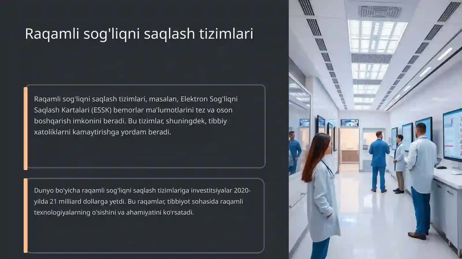 Tibbiyotni raqamlashtirish zamonaviy axborot texnalogiyalarining tibbiyotda qõllanilishi 4