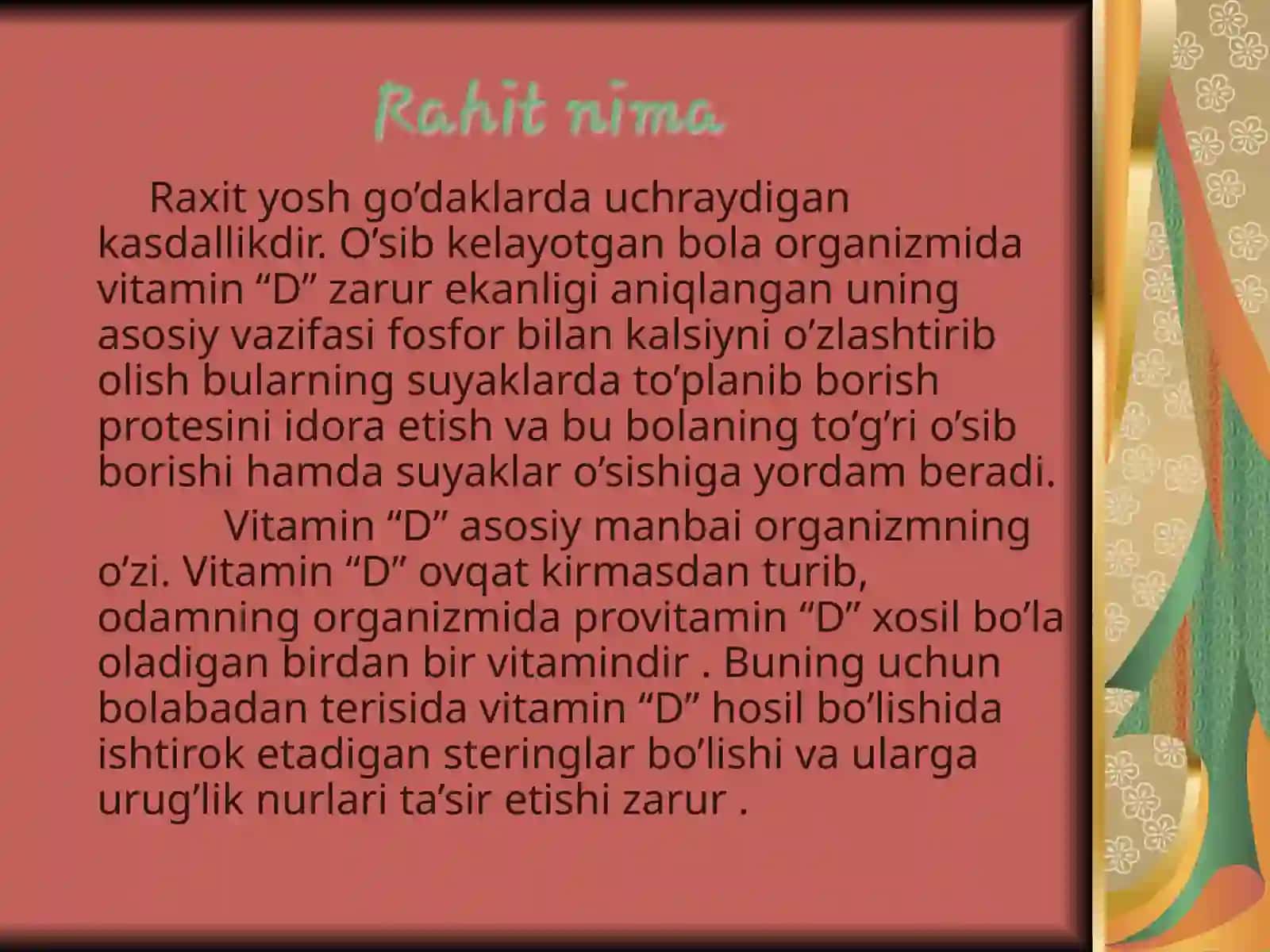 raxit kasalligini davolash 4