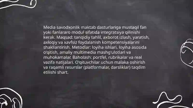 Media ta'limning pedagogikada tutgan o'rni va ahamiyati 4