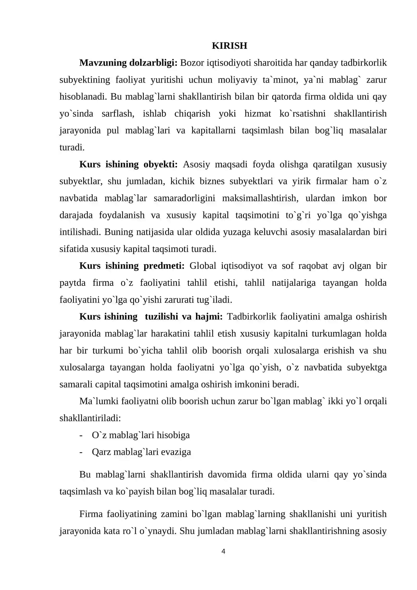 XUSUSIY KAPITAL VA UNING SAMARADORLIGINING TAHLILI. 4