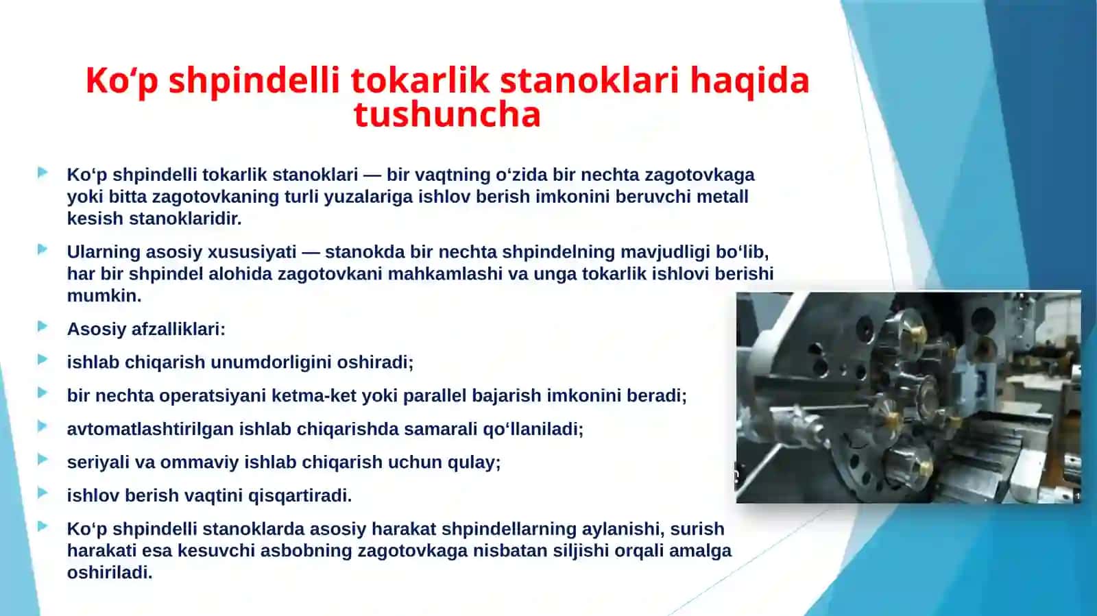 KO‘P SHPINDELLI TOKARLIK STANOGINING ASOSIY YURITMASI DVIGATELINING QUVVATINI HISOBLASH 4