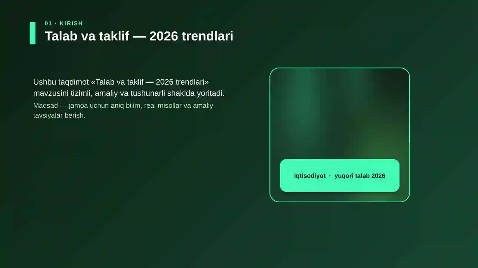 Talab va taklif — 2026 trendlari 4