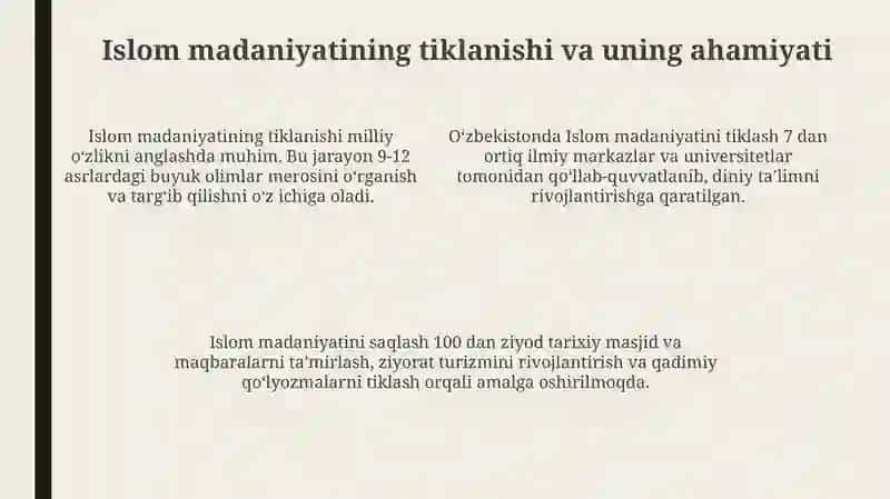 Yangi O'zbekistonda amalga oshirilayotgan ma'naviy o'zgarishlar 4