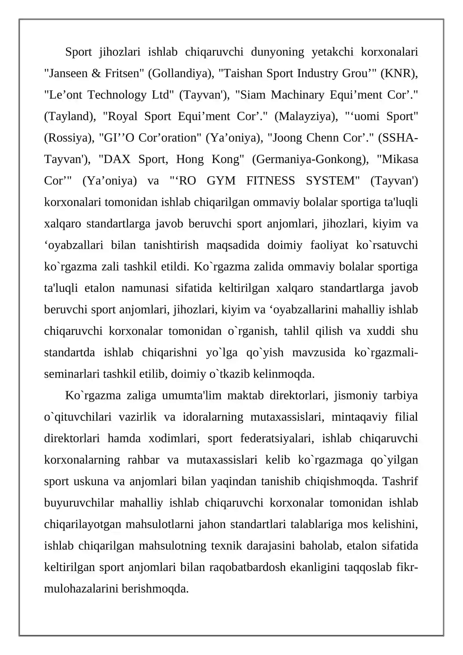 O'zbekistonda bolalar sportini rivojlantirish 4