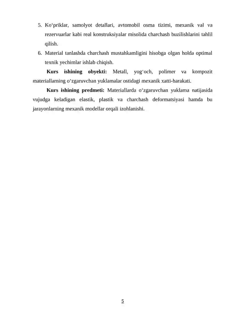 O‘ZGARUVCHAN YUKLAMALAR OSTIDAGI DEFORMATSIYALAR 4