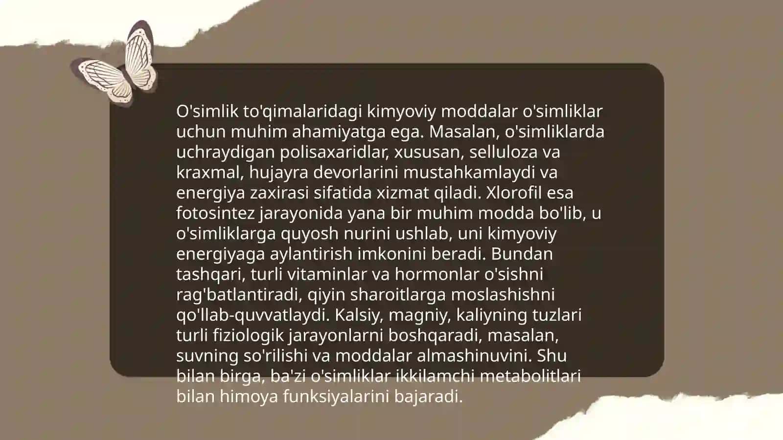 O'simlik to'qimalaridan foydalanib ikkilamchi metabolitlarning sintezini amalga oshirish 4