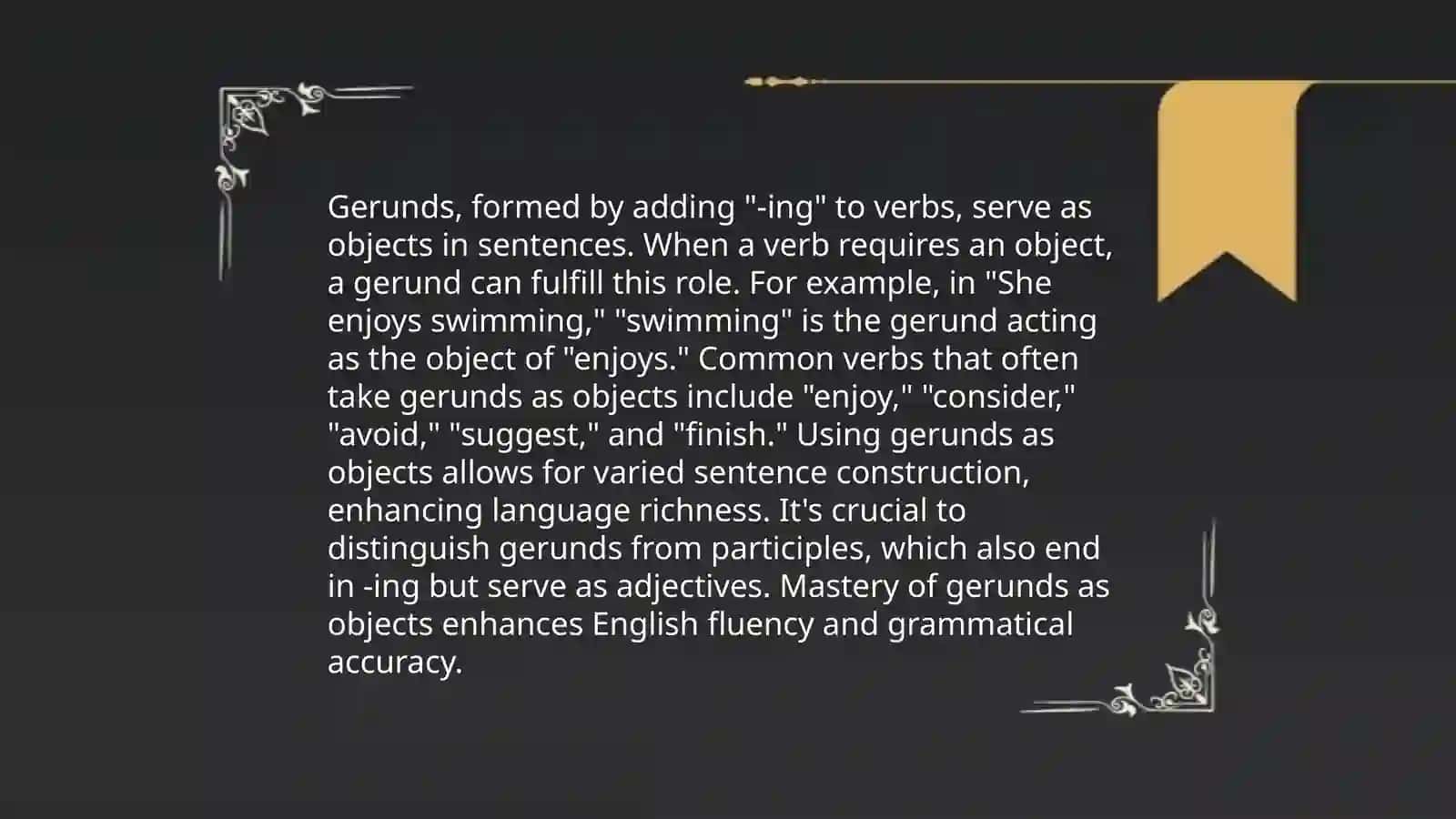 Using verbs with -ing and infinitive 4